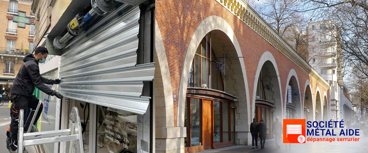 Déblocage Rideaux métalliques Paris 12 (75012)