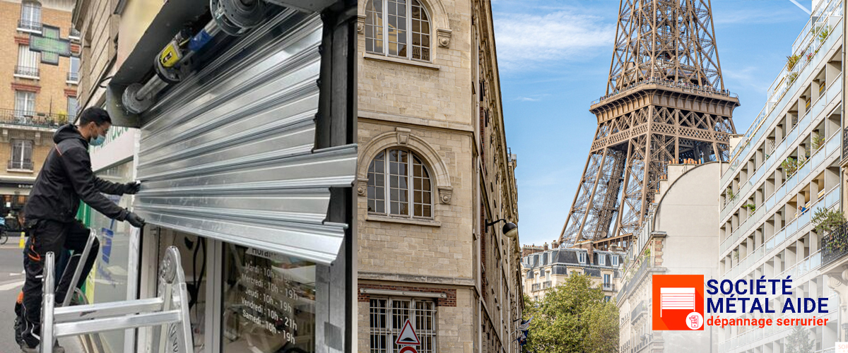 Déblocage Rideaux métalliques Paris 7 (75007)