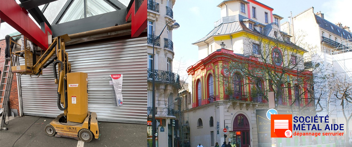 Installation Rideaux métalliques Paris 11 (75011)