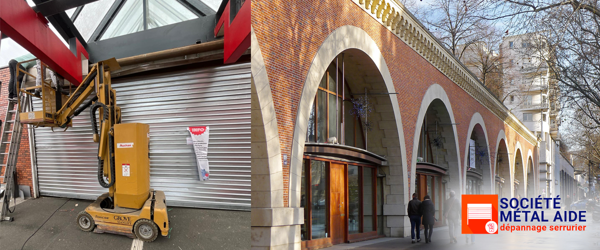 Installation Rideaux métalliques Paris 12 (75012)