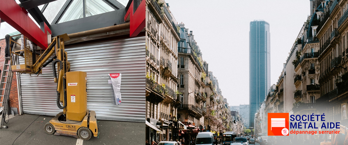 Installation Rideaux métalliques Paris 14 (75014)
