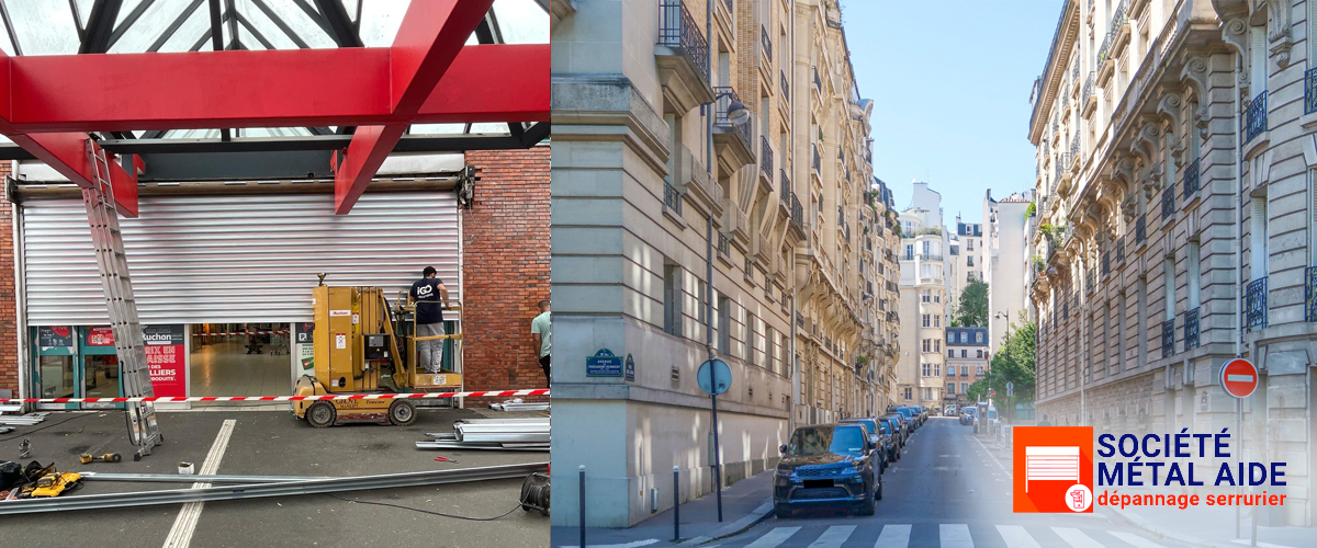 Réparation Rideaux métalliques Paris 16 (75016)