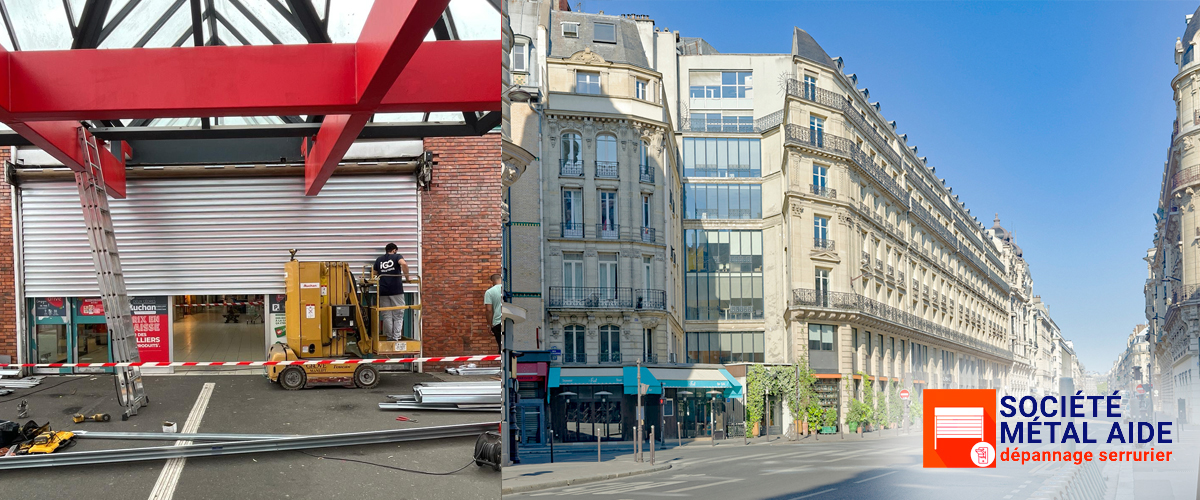 Réparation Rideaux métalliques Paris 2 (75002)